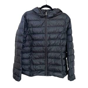 Eddie Bauer Down Puffer Jacket Black L